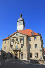 Fototapeta na wymiar Bad Langensalza: Rathaus (1751, Thüringen)