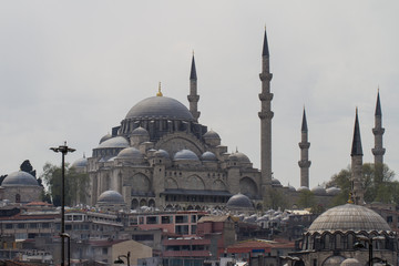 Fototapeta na wymiar Yeni Cami, Neue Moschee, Istanbul, Türkei