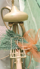 Fahrrad in Ockertönen