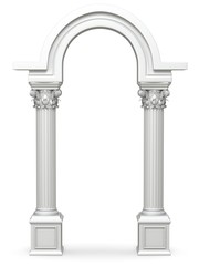 Classic Corinthian Columns Arc