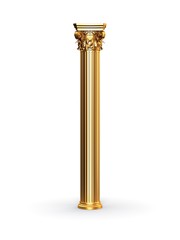 Gold Classic Corinthian Column