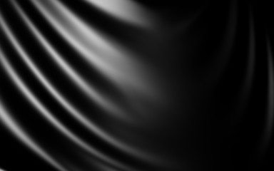 Black Abstract Shiny Cloth
