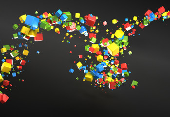 Abstract Particles Background