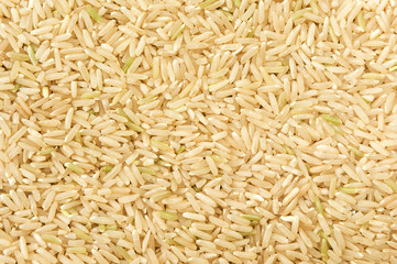 Brown rice background