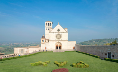 Basilica of St. Francis of Assisi, Unesco heritage, Umbria Italy