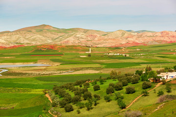 Beautiful landscape in Atlas Mountains