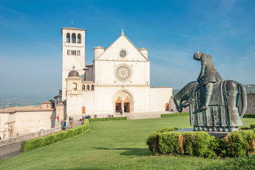 Basilica of St. Francis of Assisi, Unesco heritage, Umbria Italy