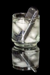 Smart phone dunked into a drink