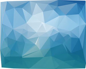 Obraz premium Poli background blue