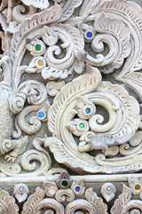Stucco white sculpture decorative