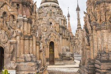 インレー湖地方のカックー遺跡