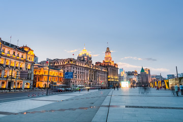Obraz premium delightful scenery of the bund in shanghai