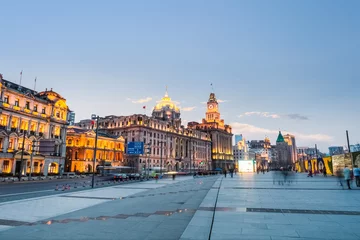 Foto op Canvas delightful scenery of the bund in shanghai © chungking