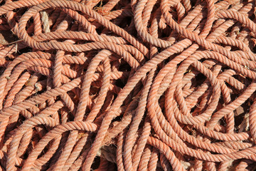 coils of rope background