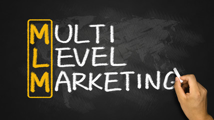 Fototapeta premium MLM concept:multi level marketing