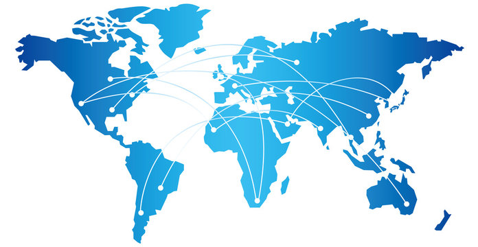 recommend clip art: World map Vector