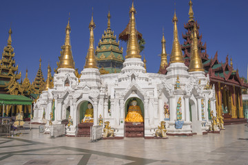 Fototapeta premium ヤンゴンのシュエダゴン・パヤー