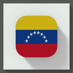 Venezuela flag square button
