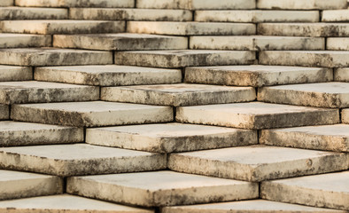 Close up Old roof tiles