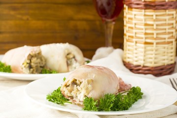 кальмар фаршированный © trufelka