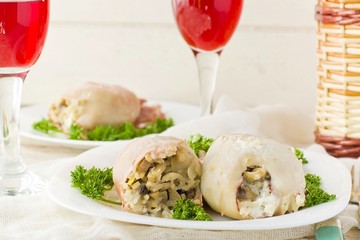 кальмар фаршированный © trufelka