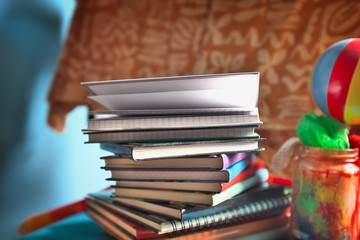 Vintage books in the library series