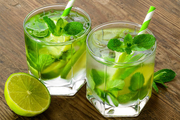 Mojito Lime Drink Cocktails