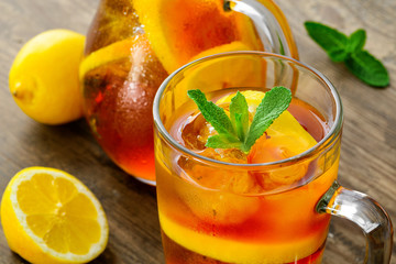 Cold iced tea