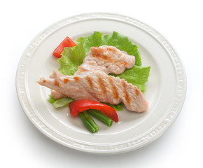 Roasted turkey with vegetables