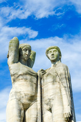 Fototapeta premium Sportlerdenkmal