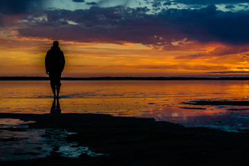 Abends im Wattenmeer