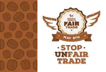Fair Trade day vector