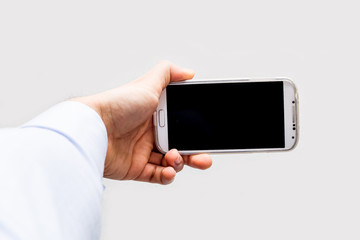 selfie con smartphone
