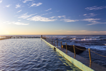 Sunrise at the beach. Australia