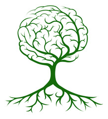 Tree brain concept