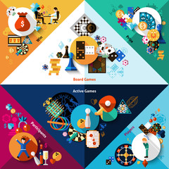 Obraz premium Games Corners Set
