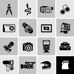 Camera Icons Black