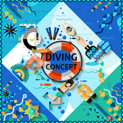 Scuba Diving Concept
