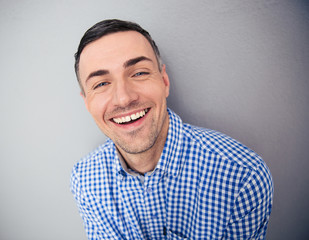 Portrait of a smiling man looking at camera