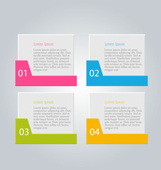 Infographics template for design, banners, brochures, flyers.