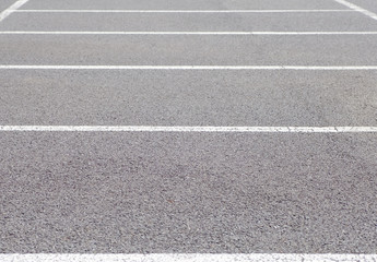 Fototapeta premium Empty Space in a car parking Lot.