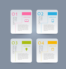 Infographics template for design, banners, brochures, flyers.