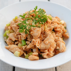 Larb, mince with spicy taste, Thai food