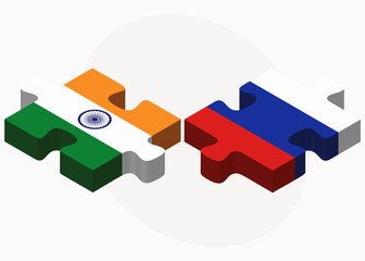 India and Russian Federation in puzzle