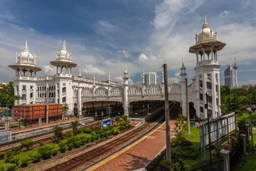 Fotobehang Het oude treinstation van Kuala Lumpur. © anan796
