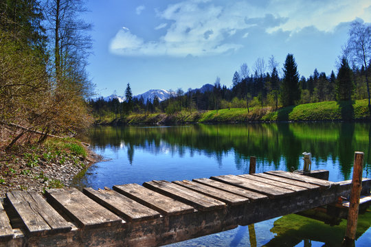 Auwaldsee in Naturdorf Fischen