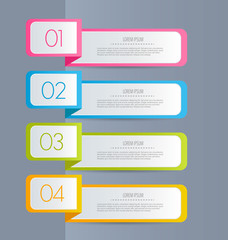 Infographics template for design, banners, brochures, flyers.