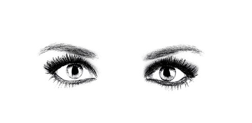 Fototapeta premium Beautiful young woman eyes