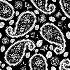 Oriental cucumbers seamless pattern