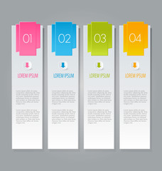 Infographics template for design, banners, brochures, flyers. 